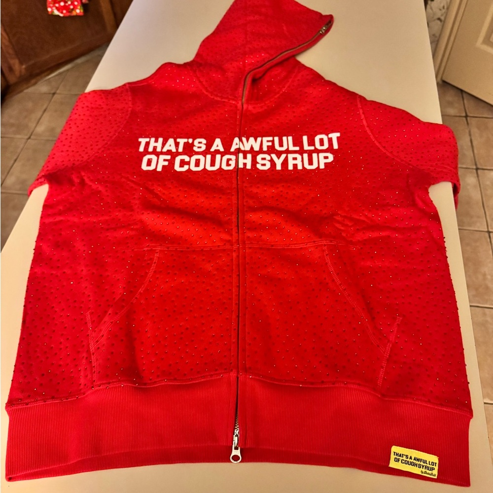 Awful lot of cough syrup zip up (alocs) - Picture 3 of 6
